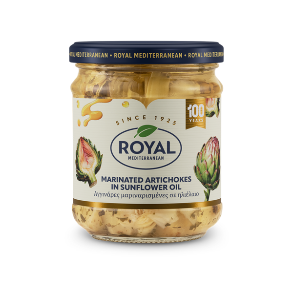 Marinated artichokes in sunflower oil
