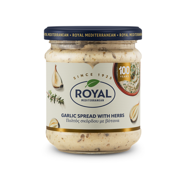 Garlic spread with herbs