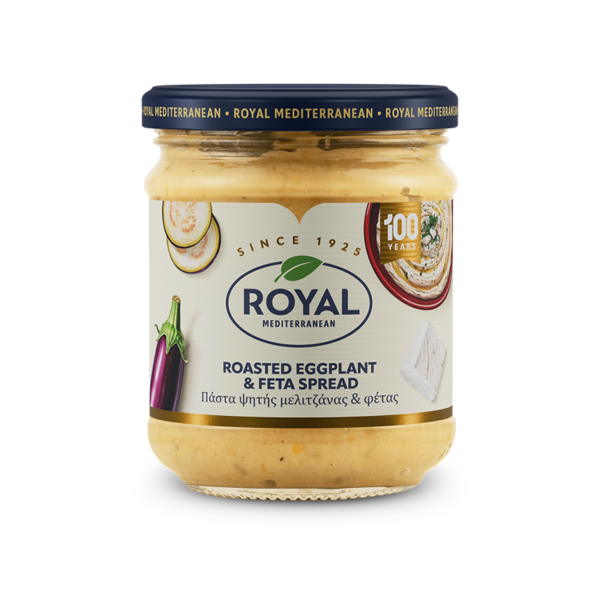 Roasted eggplant & feta spread