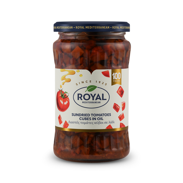 Sundried tomatoes cubes in oil