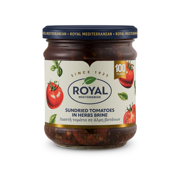 Sundried tomatoes in herbs brine